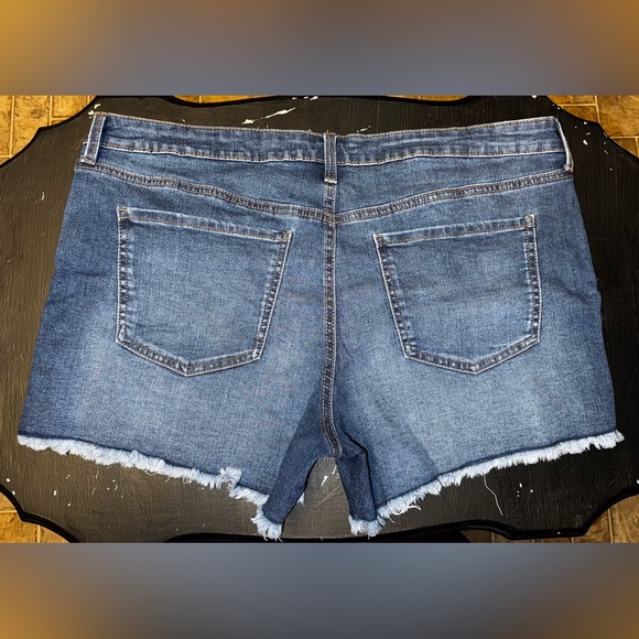 EUC No Boundaries - Juniors 21 - Cut Off Distressed Shorts - Picture 2 of 4